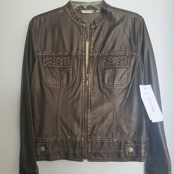 erin london Jackets & Blazers - Erin London Faux Leather Jacket